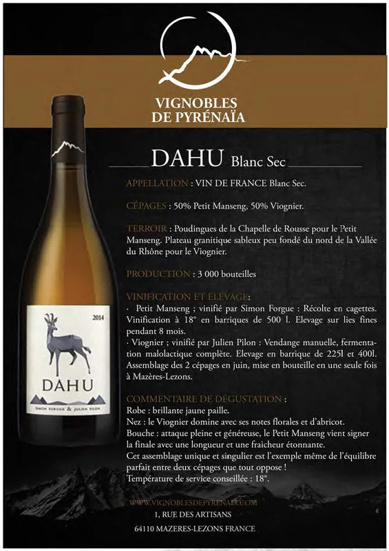Dahu Blanc Sec