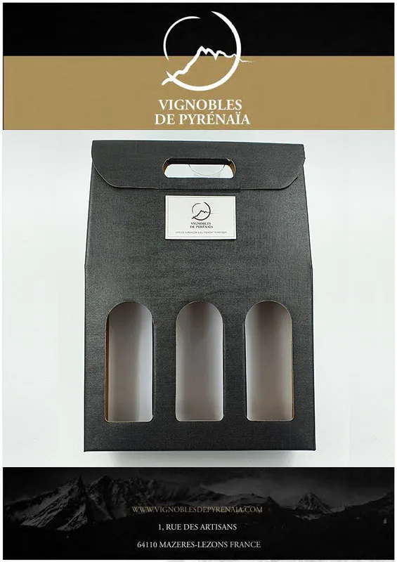 Coffret cadeau kraft noir
